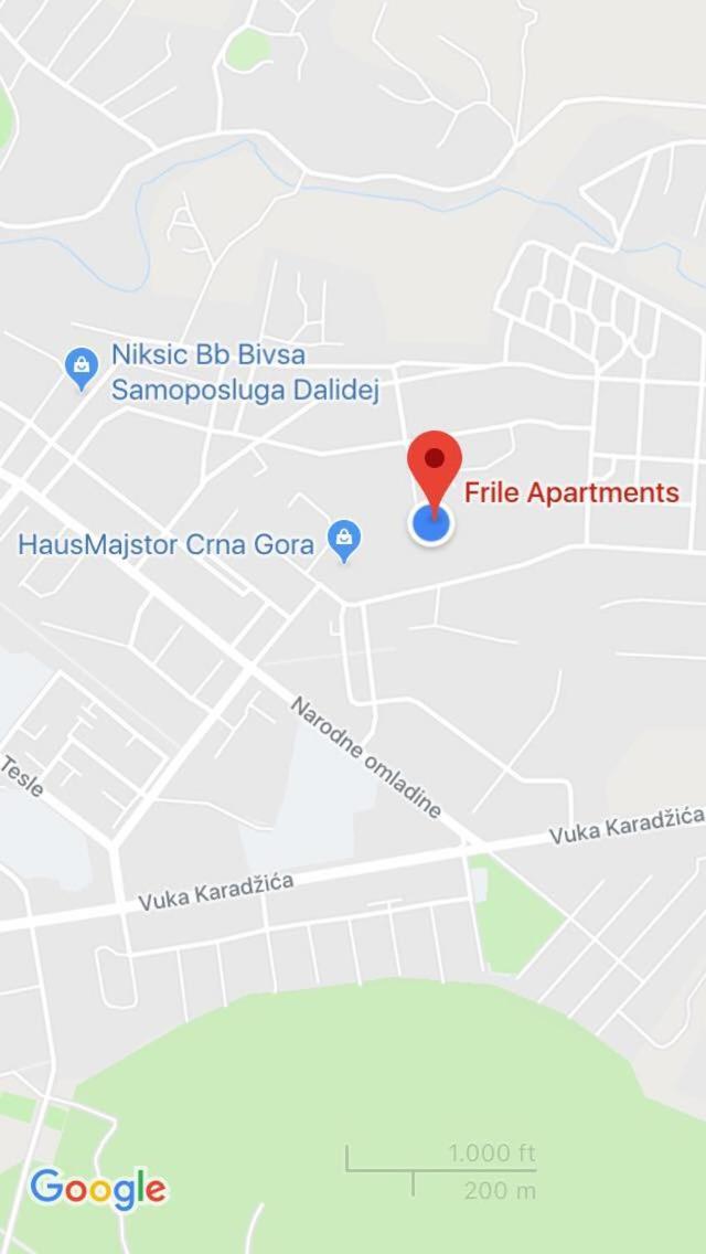 Frile Apartments Nikšić Esterno foto
